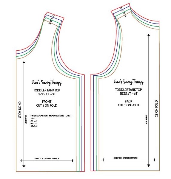 Toddler Tank Top Tutorial With Free Pattern Zune S Sewing Therapy