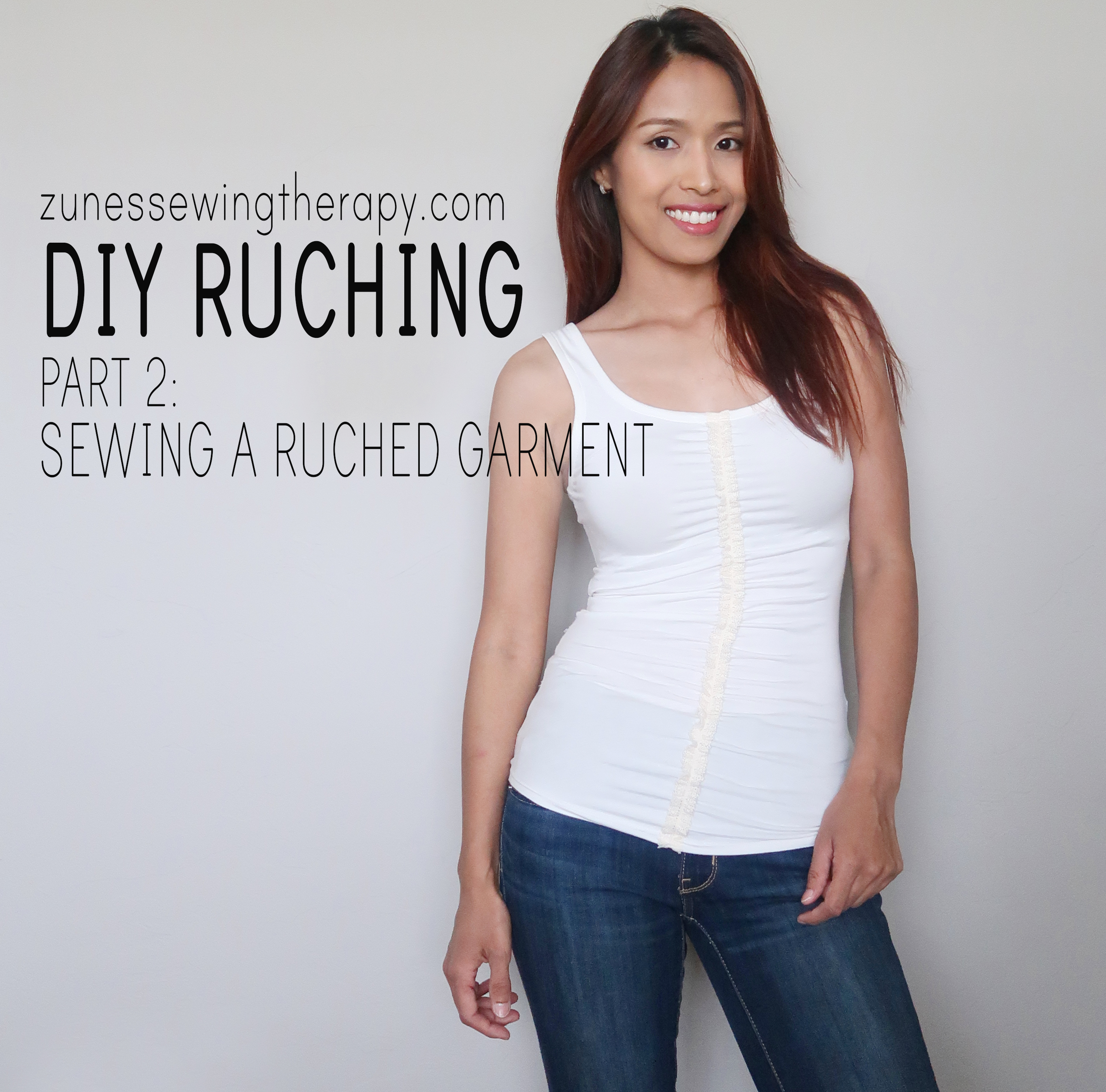 DIY RUCHING Part 2: Sewing a Ruched Garment – Zune's Sewing Therapy